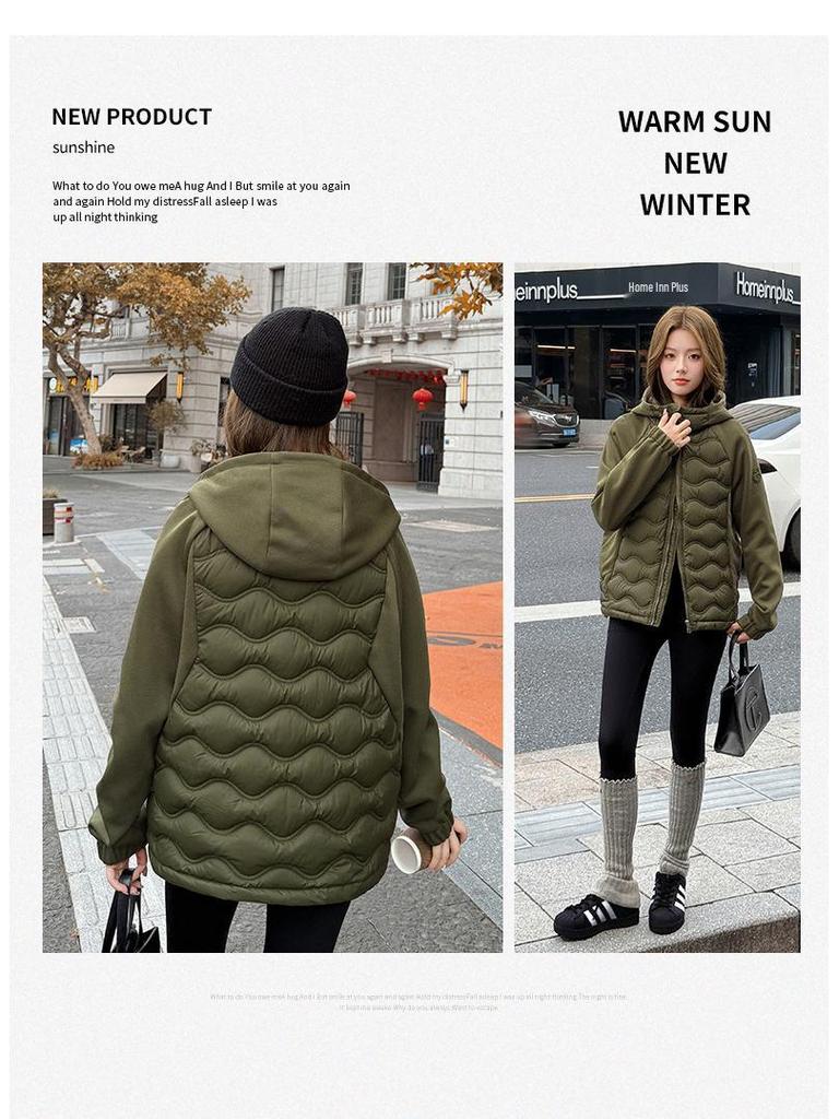 2025 Design Women's Lightweight Hooded Cotton-Padded Jacket