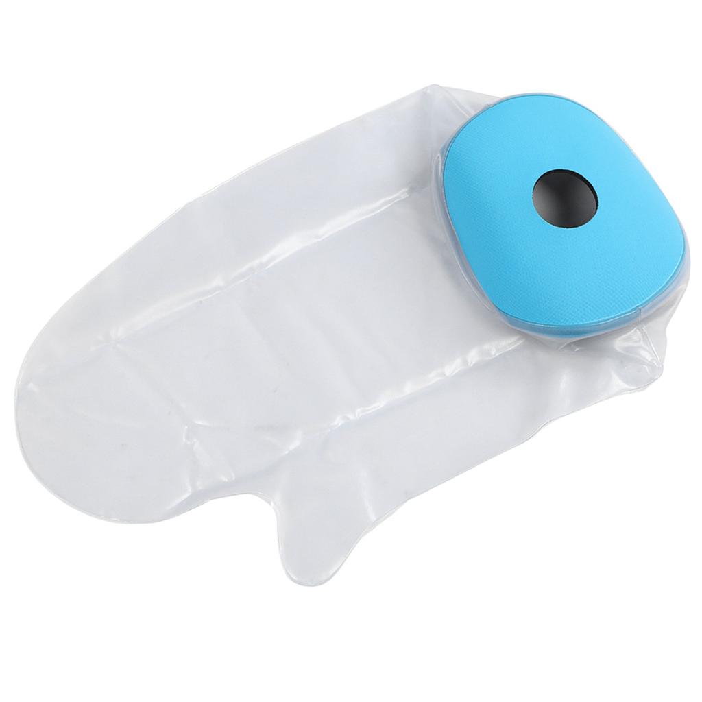 Blue diving material rings PVC shower protective sleeve adult palms P2200 38cm