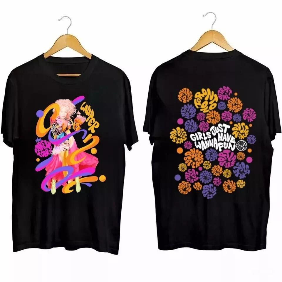 HOT Cyndi Lauper Girls Just Wanna Have Fun The Farewell 2026 Shirt Fan Gift XXXXL