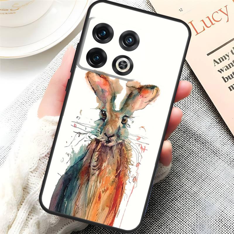 Whale Bird Rabbit Cover For OnePlus 15 13 13R 13T 12 12R 10T 11 10 Pro OnePlus Nord 5 CE 4 3 Lite N20 N30 Case