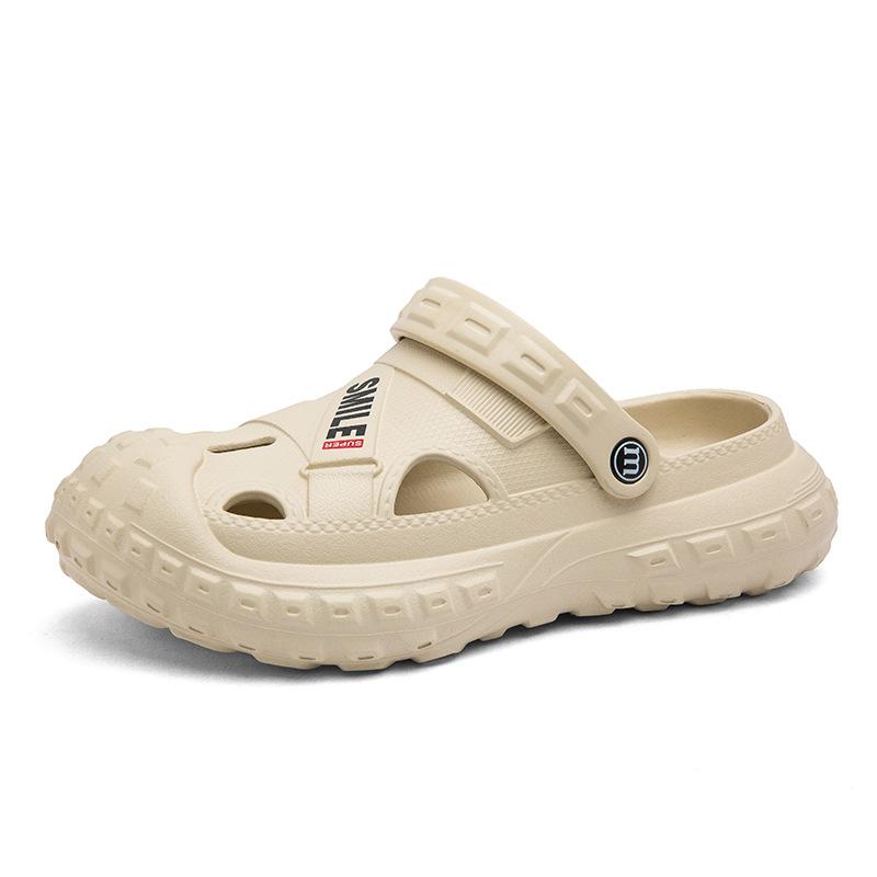Lochschuhe Baotou Schuhe Sommer neue dicke Sohle Sandalen Außen tragen Sport und Freizeit Strandschuhe