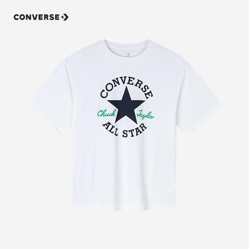 Converse 2024 Summer Kids' Unisex Loose Casual Round Neck T-shirt