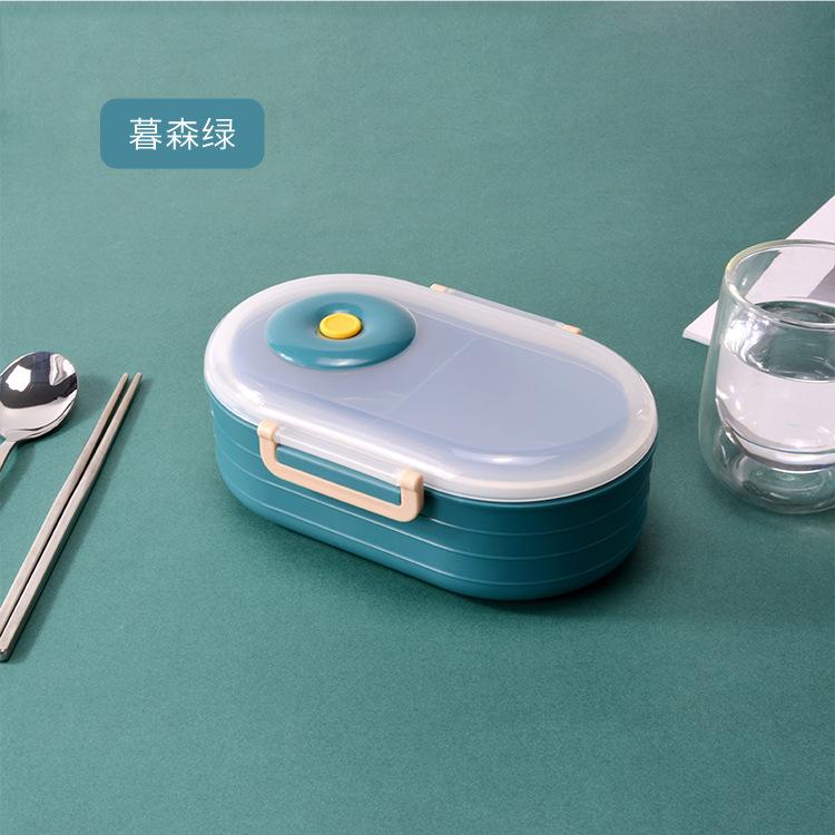 Portable Japanese Lunch Box School Microwavable Plastic Bento Box for Children Kids Student Hermetic  Leakproof Food Containers