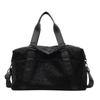 Leopard Print Travel Duffle Bag Adjustable Strap Lightweight Handbag Large Capacity Bag  Swimming