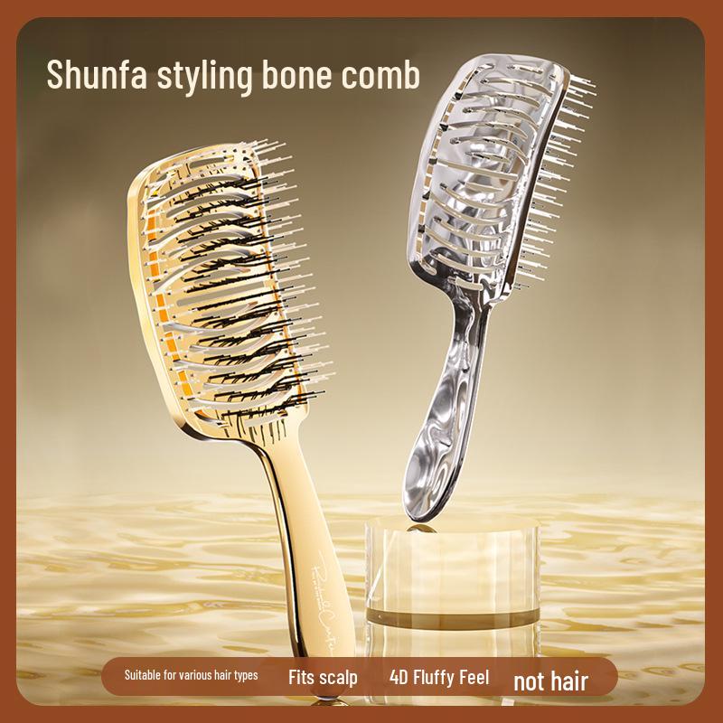 

Valentine s Day Large Curved Comb for Women - Scalp Massage & Fluffy Hair Roots