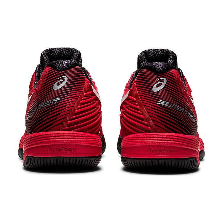 Asics Solution Speed FF 2 Electric Red Men Sneakers White 1041A182-601