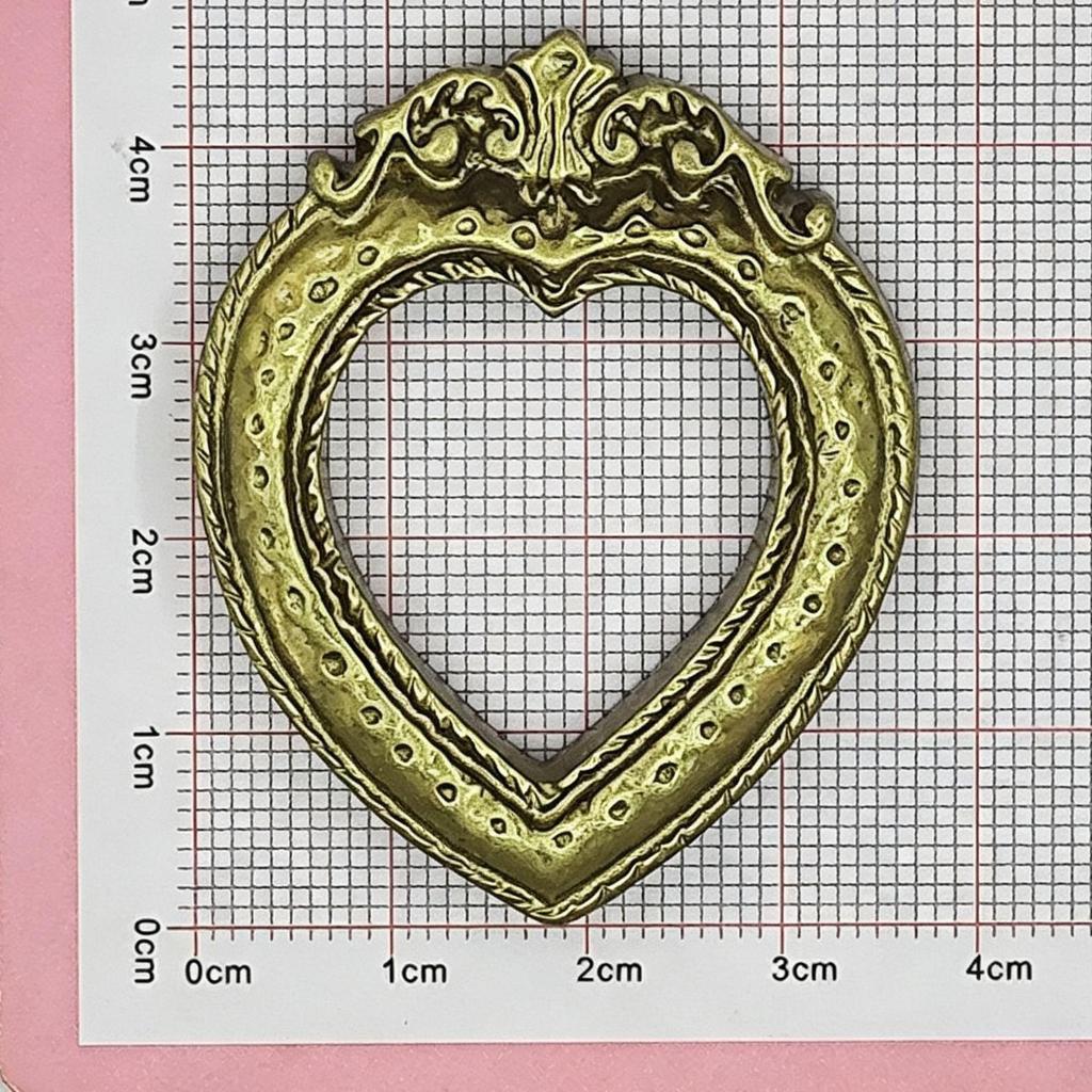 Baroque Cream Resin Photo Frame - Mini Retro DIY Handmade Decorative Ornament