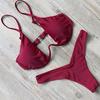 Jay Women Padded Bra Beach Halter Bikini Set
