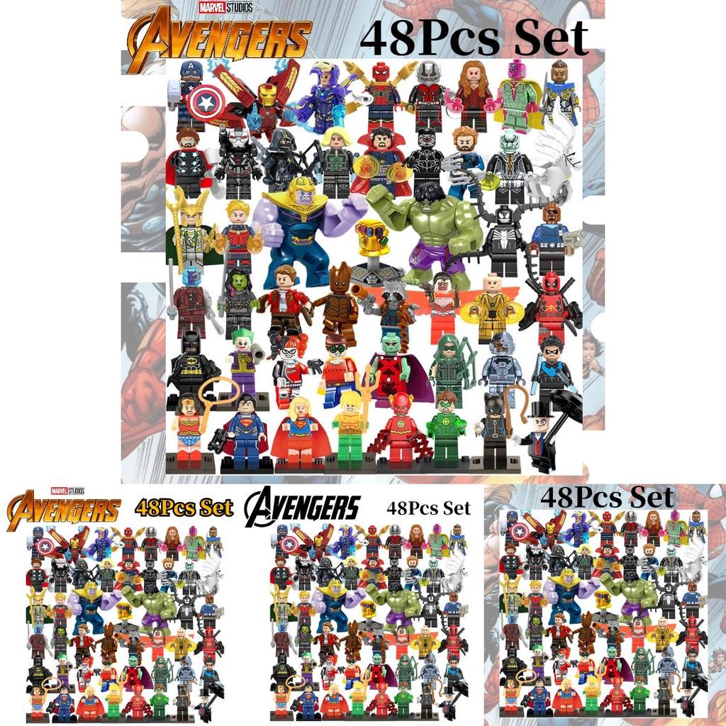 High-quality Abs Plastic Superhero Moc Building Blocks Toy Set Diy For Kids