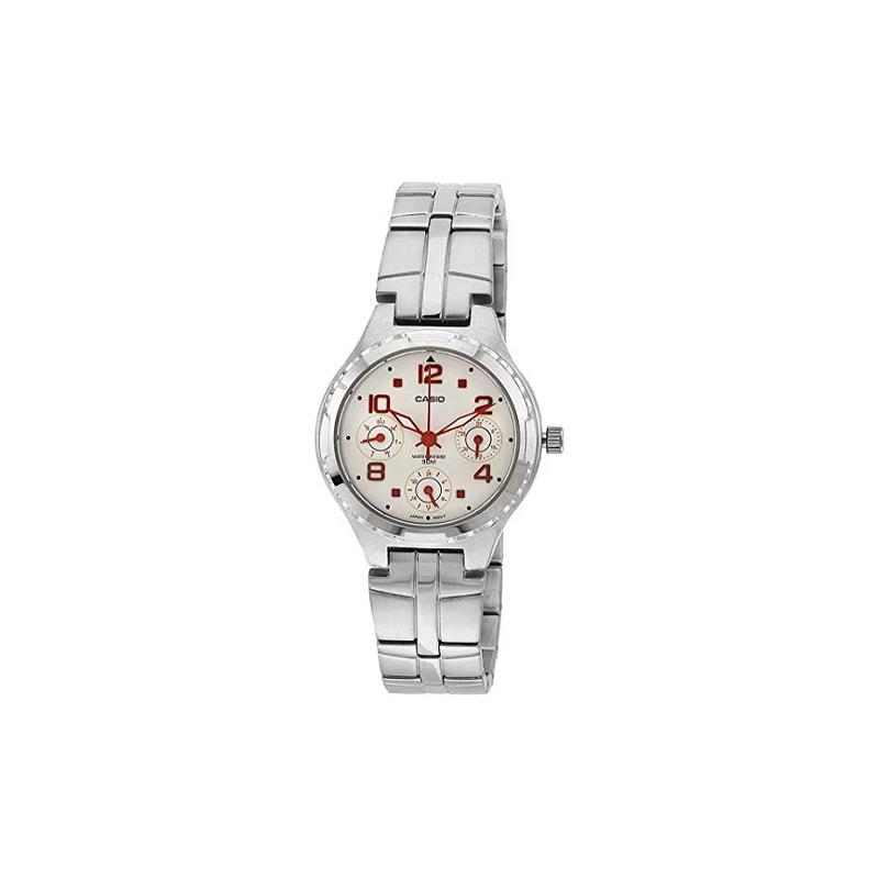 

Casio STANDARD Series 50 m Waterproof Quartz Movement Stainless Steel Strap Japanese and Korean Watch Women s Watch Yellow Dial LTP-2064A-7A2VDF