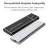 Carcasa SSD M.2 NVMe USB3.1 Almacenamiento Externo Carcasa HDD 10Gbps Caja SSD PCIe Para Disco Duro SSD NGFF SATA Para PC Portátil