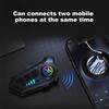 Wireless Earphone 1000mAh Hands-free Waterproof Earphone Music Player Speaker Intelligent Noise Reduction Helmet Headset BT 5.3