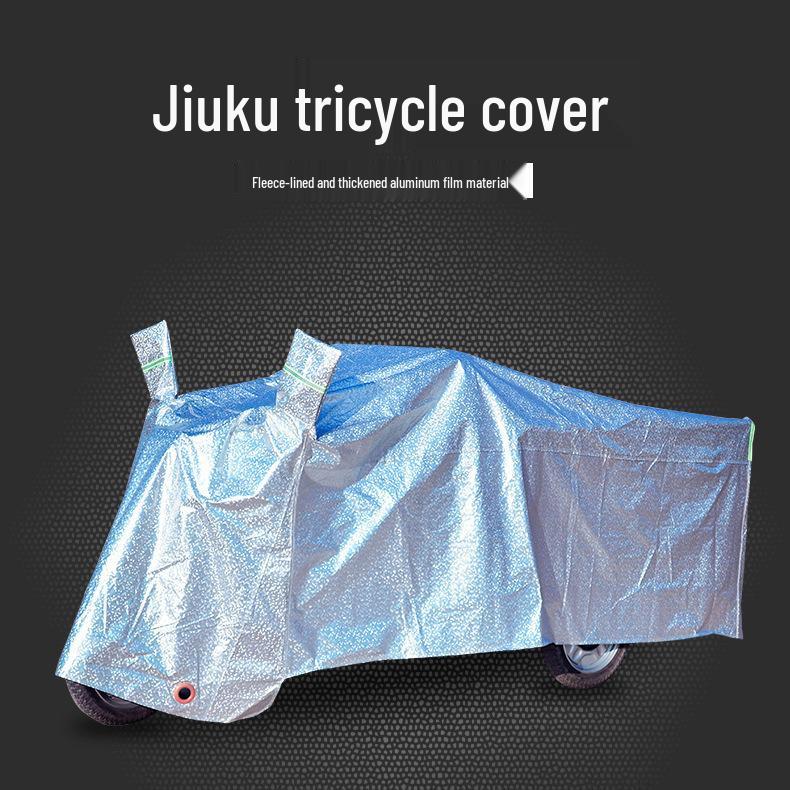 Älteres Elektro-Dreirad & Mobilitätsroller Regenfeste Winterabdeckung