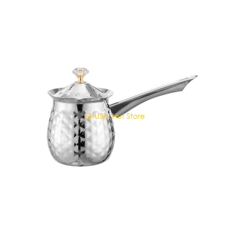 Versatile Stainless Steel Non Slip Small Pots Milk Jugs Milk Frothing Cups D57B