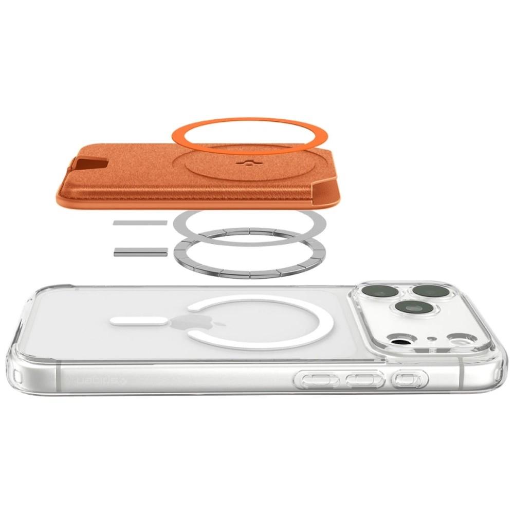 Magnetyczny Portfel Spigen Valentinus    Magfit+ Magsafe Pomarańczowy