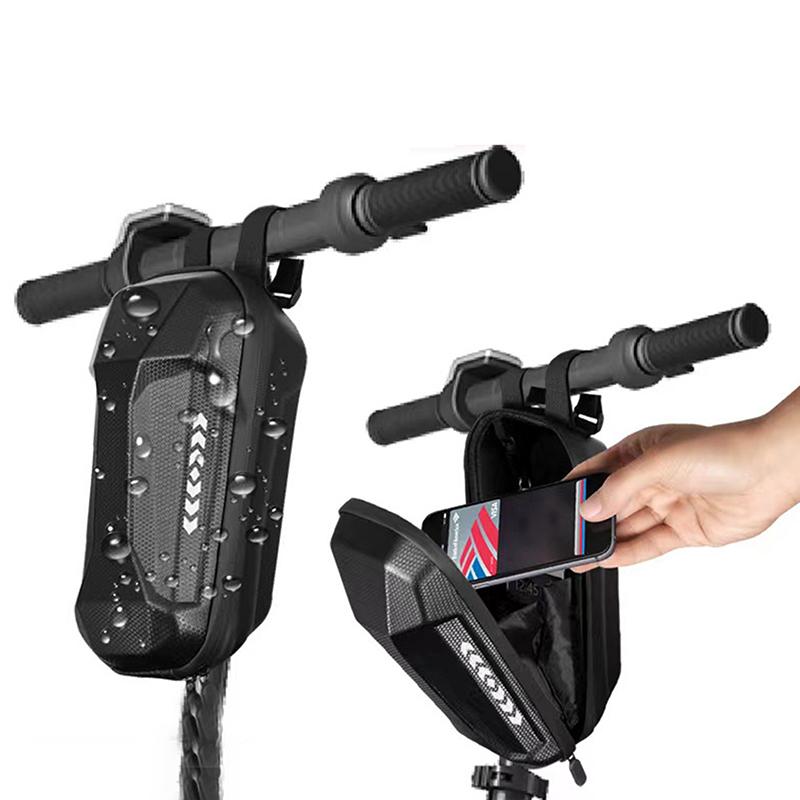 Electric Scooter Bag Man Adult Waterproof Front Storage Pouch Hard Shell for 8 Inch and 10 Inch Scooters