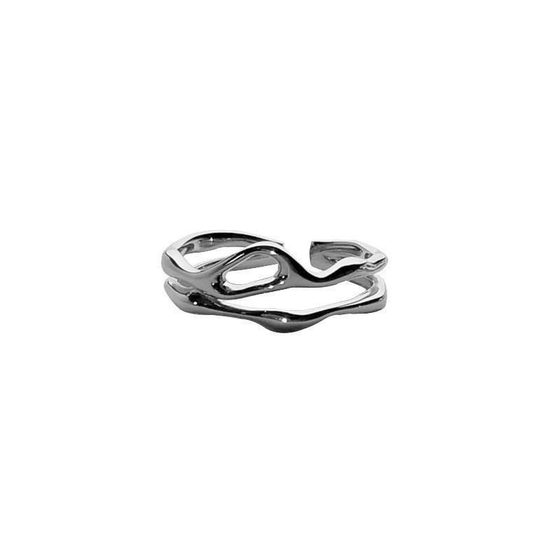 

Ring Fashionable Copper For Women Showcasing Unique Geometric Shapes And Modern Style J2788