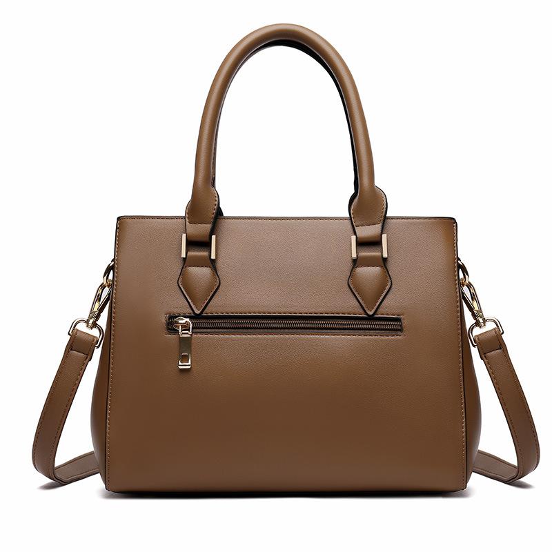 Bag Ladies 2025 New Temperament Handbag Commuter Soft Leather Large Capacity Crossbody Shoulder Bag Tote Bag