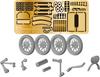 passion models KS600 Sidecar Etching 3D Detail Up Set Plastic Model Parts 1/35 (for Tamiya) P35-180 (Military Vehicle)