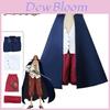 One Piece Shanks Cosplay Costume Cloak Outfit For Kids Adult Xmas Carnival