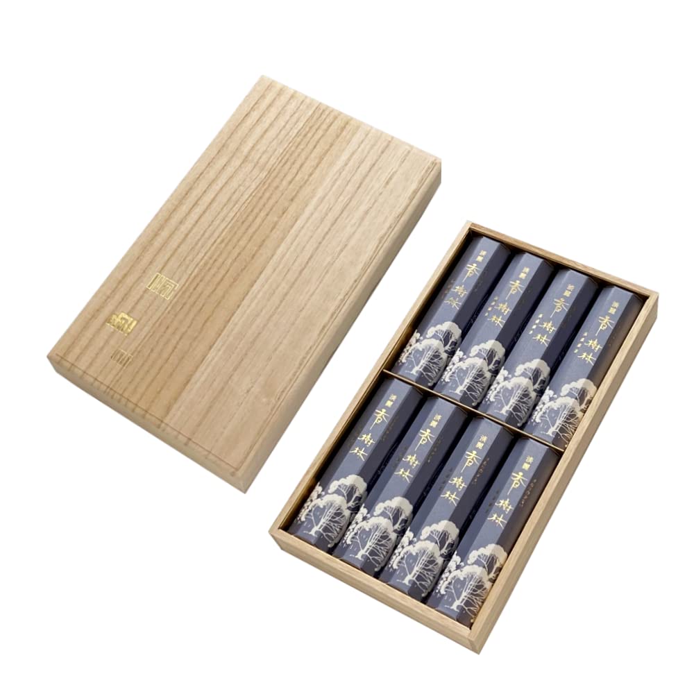 Gyokushodo Gift Incense, Tanreikojurin, Short, 8 Boxes, Paulownia Wood Box, 6647