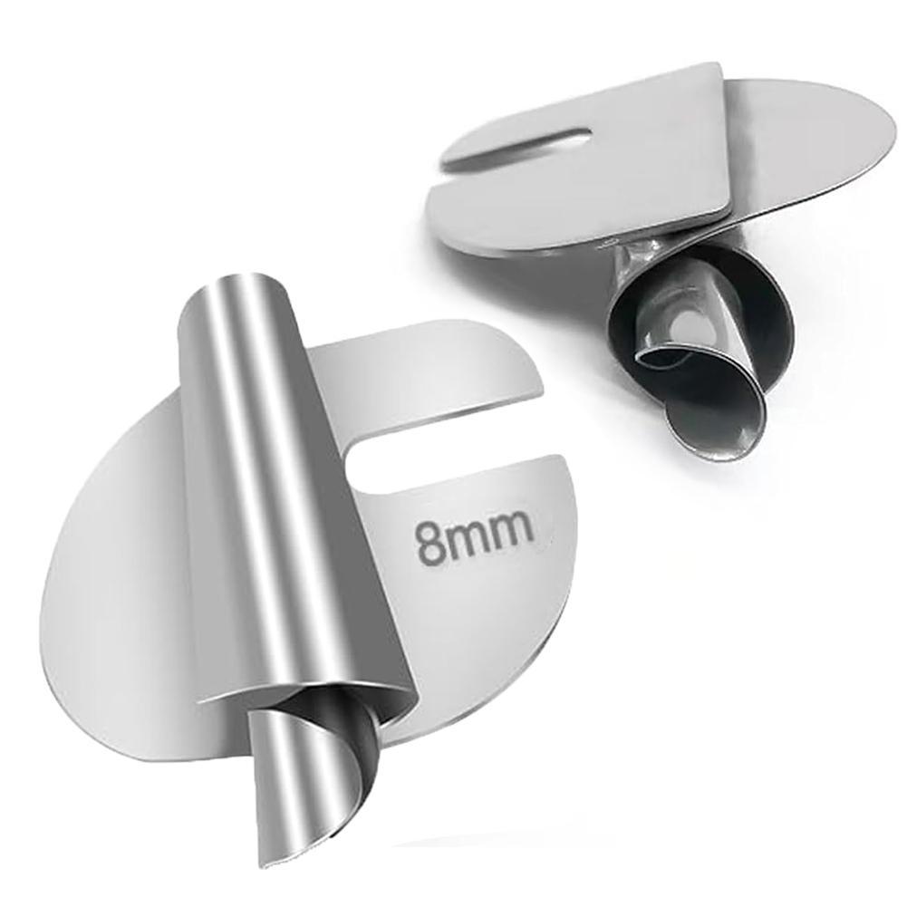 Sewing Machine Hemmer Foot Universal Hemming Puller Tube Spiral Presser Foot Stainless Steel DIY Crafts Sewing Tools Accessories