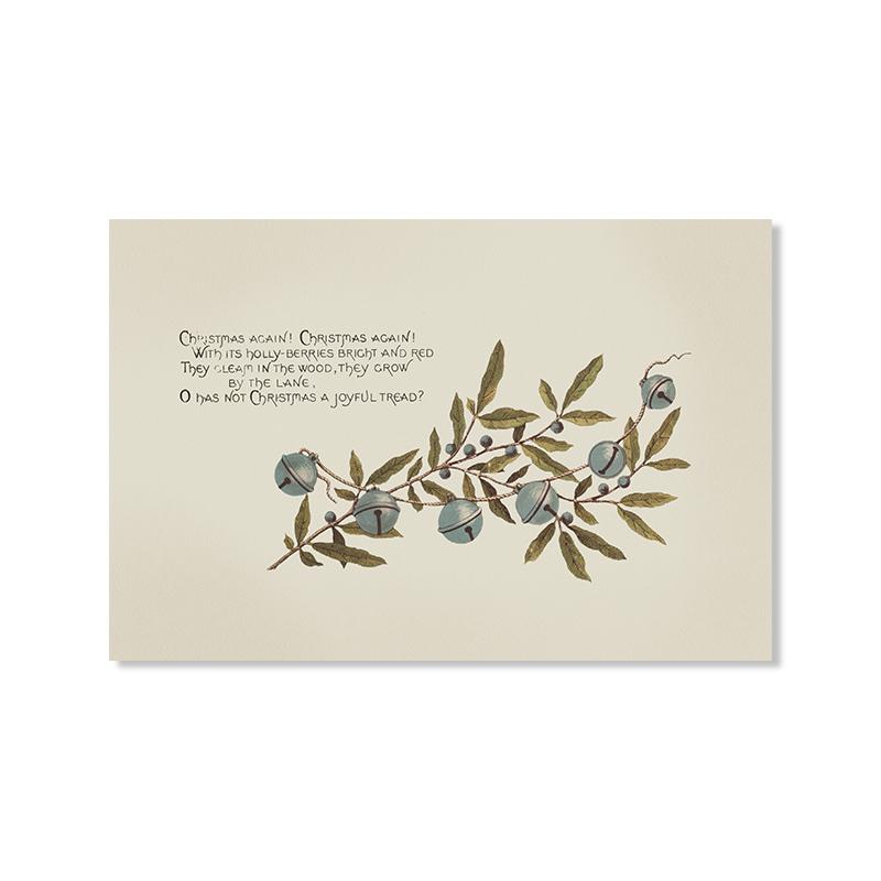 Christmas Gallery Wall Art Prints Rustic Winter Oil Painting Canvas Poster Holiday Decorative Wall Pictures Farmhouse Wall Decor