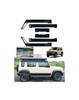 Maplewoodcar Jimny Door Visors for Jimny Nomad Custom Parts Scratch Rain Window Visors Design Set 5-Door - - Protection, Sunshade, Protection,