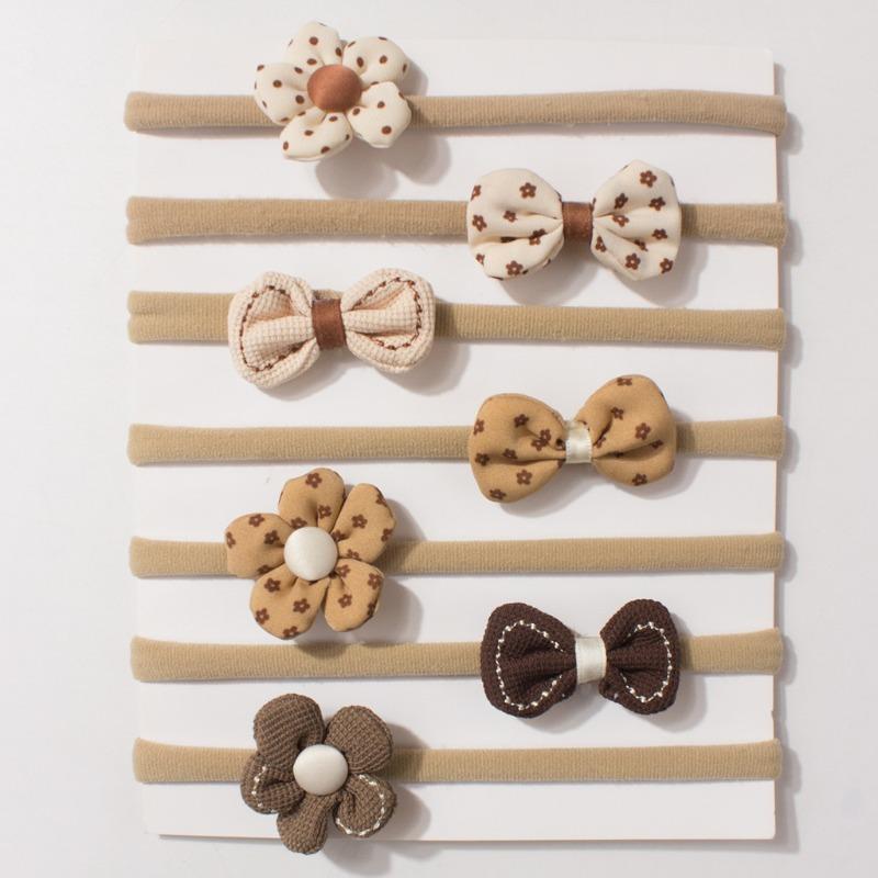 New Baby Elastic Rope, Cute Bow Children's Headdress, Four Seasons Thin Baby Hair Accessories