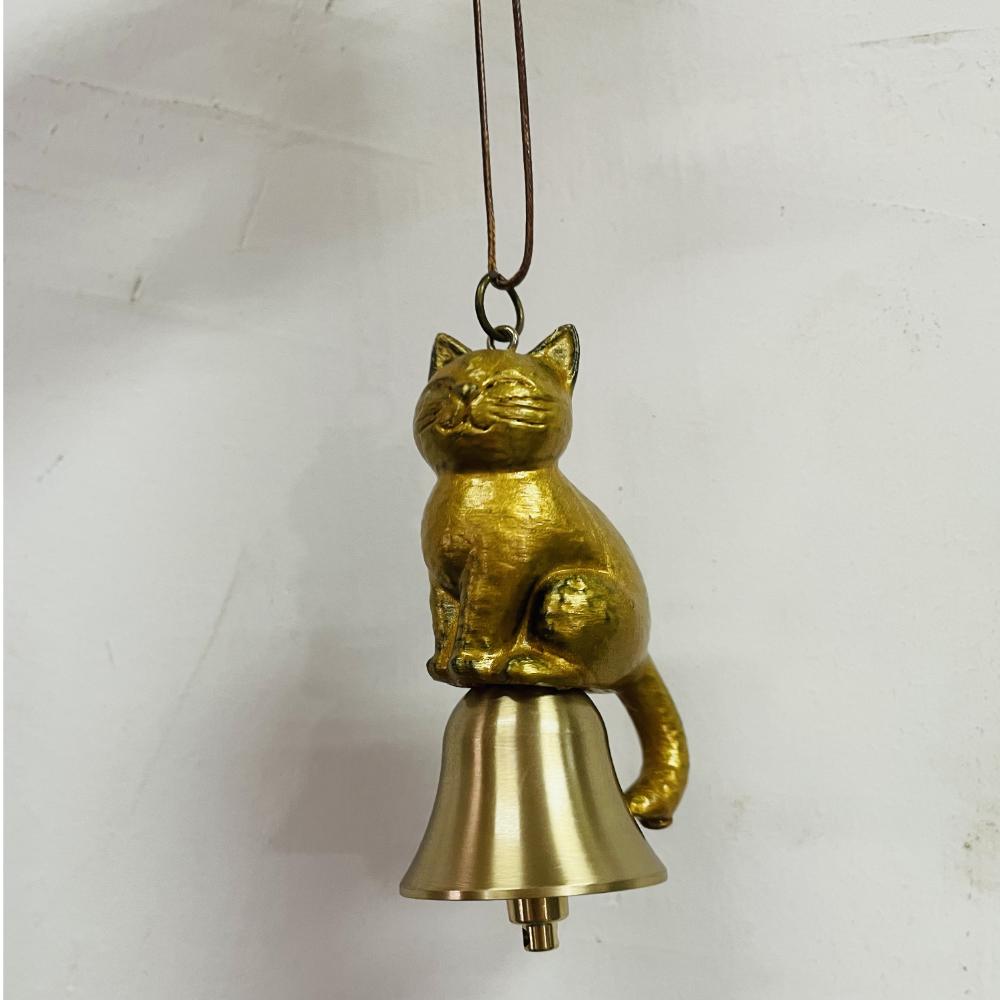 Creative Cat Wind Chime Retro Bell Decorations Unique Cat Garden Decor Yard Decor Porch Decorations Hanging Memorial Ornaments