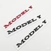 3D ABS Chrome Black Matte Black Car Styling Letters Logo MODEL Y Emblem Badge Sticker Decals For TESLA MODEL Y Auto Accessories