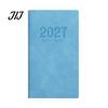 2027 Pocket Planner A6 Weekly Planner, 365 Day English Schedule Notebook Gift for Students Professionals with Ribbon Bookmark, Portable Efficiency