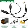 DAOKAI DAB Splitter, AM/FM + DAB Antenna Splitter Car Radio