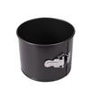 High-rise Thickened Round Buckle Live Bottom Mold Non-stick Lock Buckle Cake Mold Household Carbon Steel Baking Tray Baking Tool(Height buckle diamet