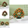 Plastic Heartshaped Fruit Bonsai 42 Piece Artificial Plant For Photography Prop