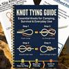 Easy to Follow Outdoor Survival Knots Step-by-Step Guide Camping Hiking Rope Manual for Wilderness Survival
