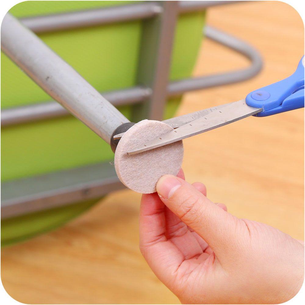 Furniture Round Furniture Floor Self Adhesive Anti Scratch Floor Protect Pad Felt Pads Table Leg Feet Pads Scratch Protector