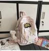 Cute Korean Style Nylon School Backpack For Girls Breathable And Lightweight Durable With High Color Value