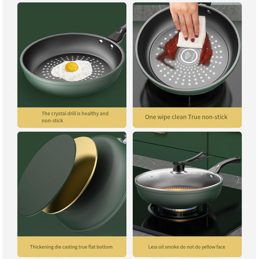 Universal Non-Stick Frying Pan And Brand New Suitable For Various Stoves Oily Fume Frying Kitchen