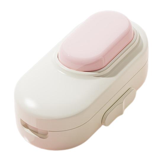 

Pill Cutter Splitter Portable 2-in-1 Pill Cutter Adjustable 1/2 1/4 Tablet Splitter with Sharp Blade for Small And Tiny Pills Work Travel Use