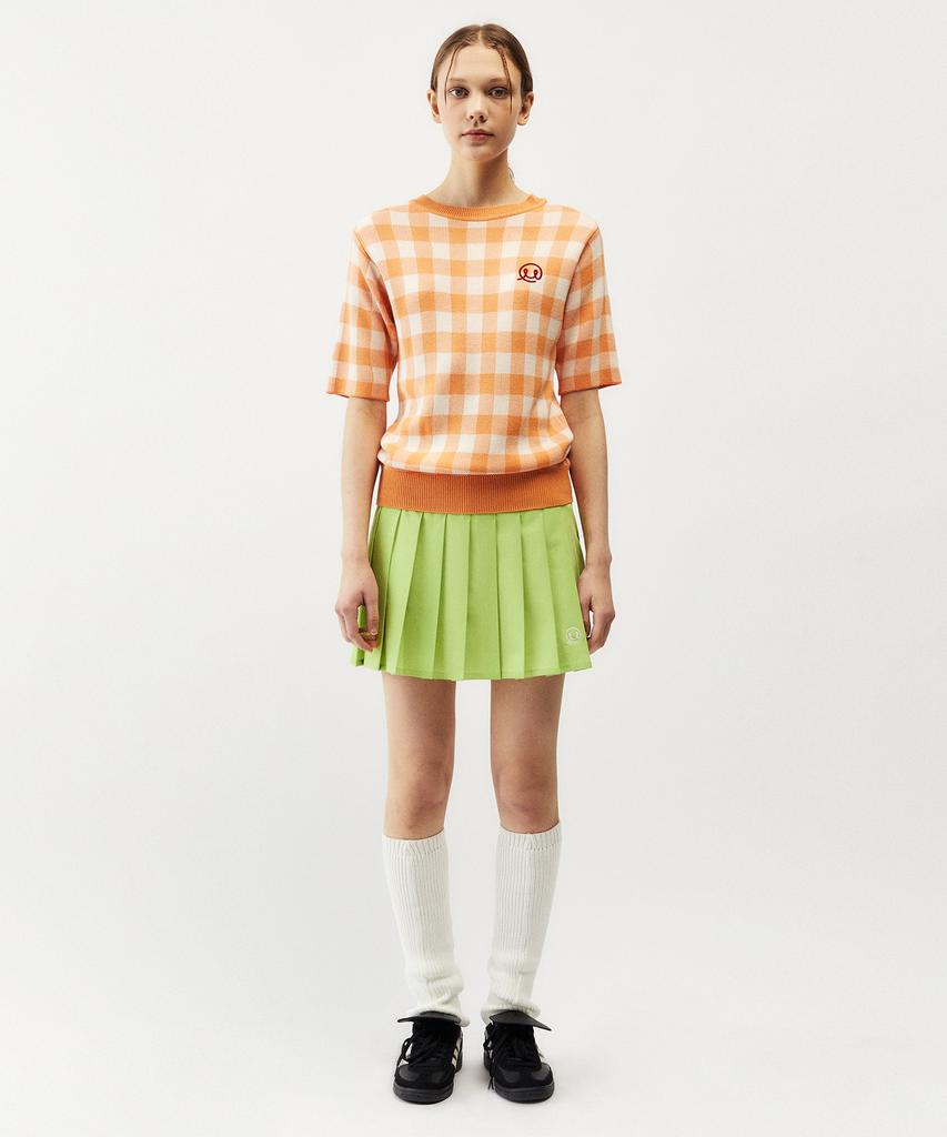 MAYOL Pleated Skirt_Lime