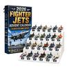 Aviation Themed Decor Aircraft Advent Calendars 2026, Airplane Toy Countdown Calendar, 24 Days Christmas Holiday Calendar with Models, 2D Acrylic