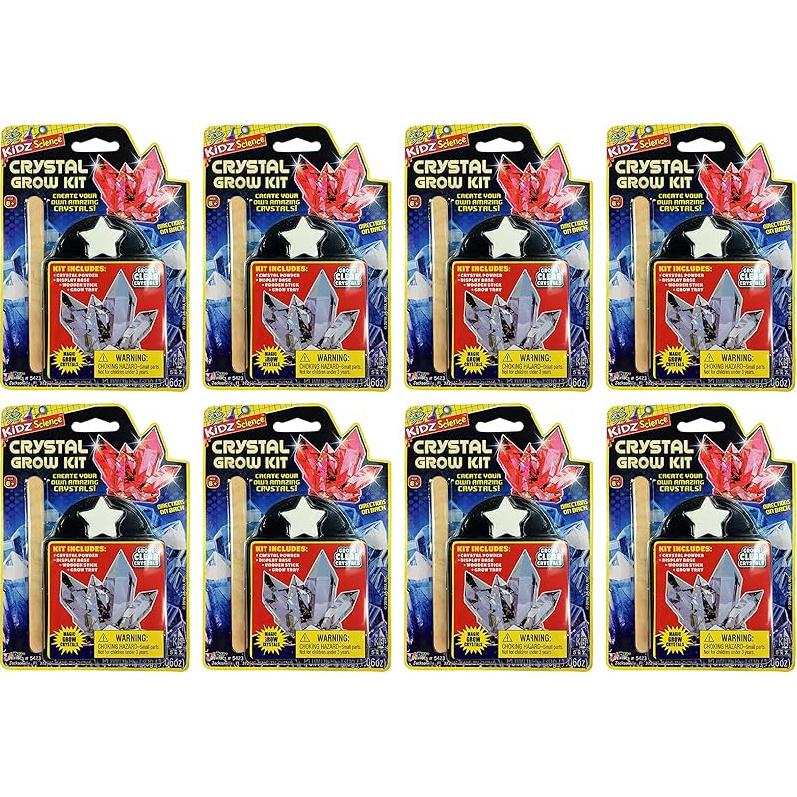 JA-RU Детский научный набор Набор для выращивания кристаллов (3 Кристальных набора) Набор для выращивания кристаллов для детей, игрушки для STEM-обучения своими руками, выращивание драгоценных камней и кристаллов. прохладно 1 Pack