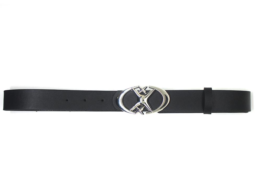 Stylish Crescent Moon & Star Buckle Belt for Jeans and Skirts - Versatile Fashion Leather Accessory