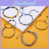 Handgewebte Armbänder in den Farben der ukrainischen Flagge mit verstellbarem Band als Gedenkgeschenk