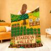Hot Game S Stardew V Valley Blanket For Soft Throw Blanket for Picnic Bed Sofa Home Bedroom Cozy Warm Comfortable