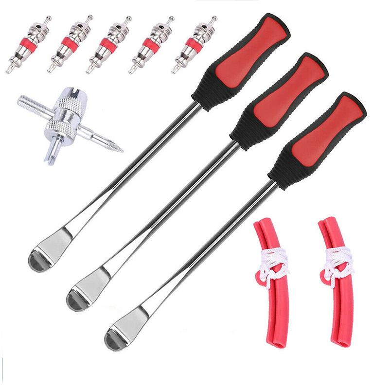 

Рычаги для шин, набор ложек, сверхмощный набор инструментов для замены шин автомобиля, велосипеда, мотоцикла красный