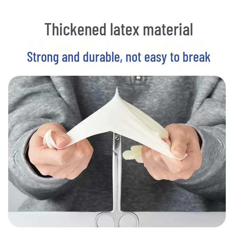 HUIHUADU Disposable Thickened Medical Latex Gloves