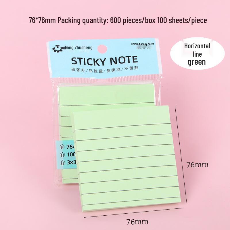 Creative Colorful Heart-shaped Sticky Notes Memo Pad for Students