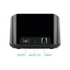 Tooq TQDS-802B Double Bay Docking Station HDD Noir